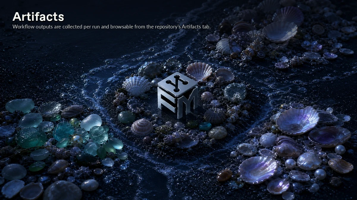 Abstract ForkMesh artwork for Artifacts